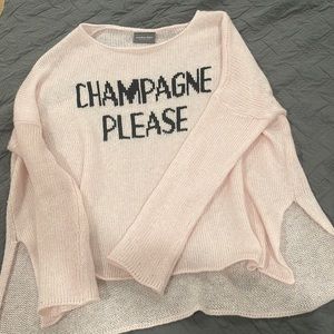 Wooden Ships Champagne Please Wool Sweater